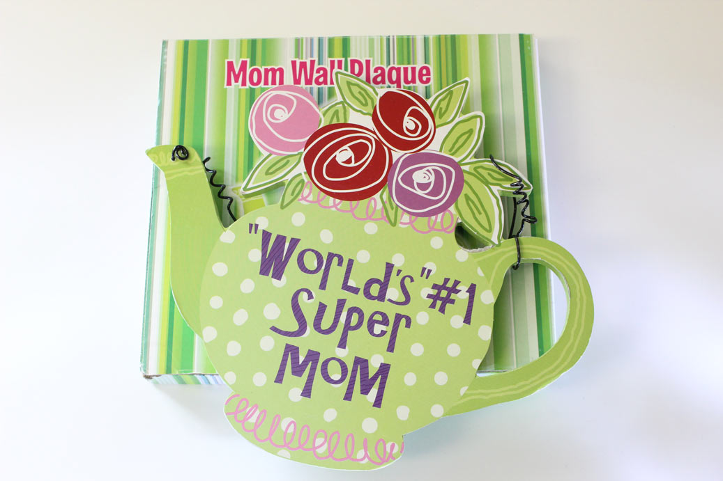 #1 Mom Teapot Wall Plaque - Gifts for Moms - School Shop Smart