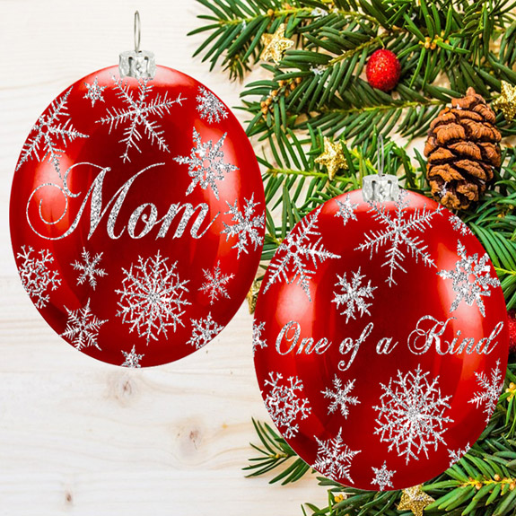 Mom Snowflake Ornament - Gifts for Moms - School Shop Smart