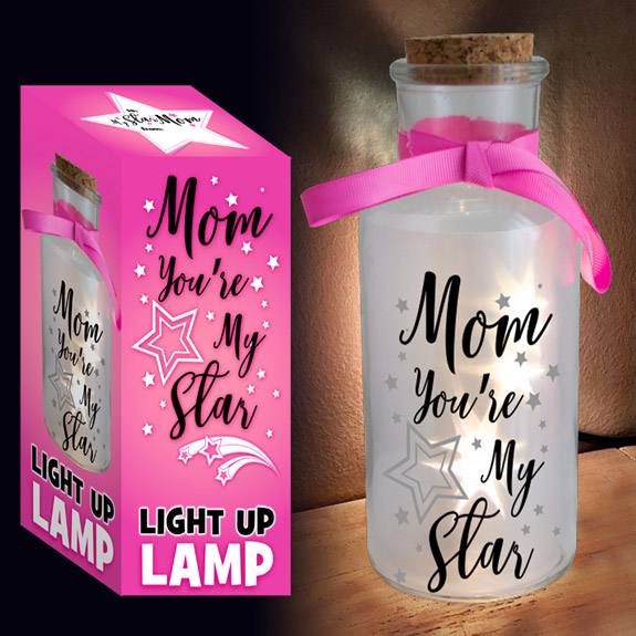 Mom's Star Light Up Lamp - Gifts for Moms - School Shop Smart