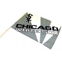 Team Flag on Stick - White Sox - Sports Team Logo Gifts - School Shop Smart